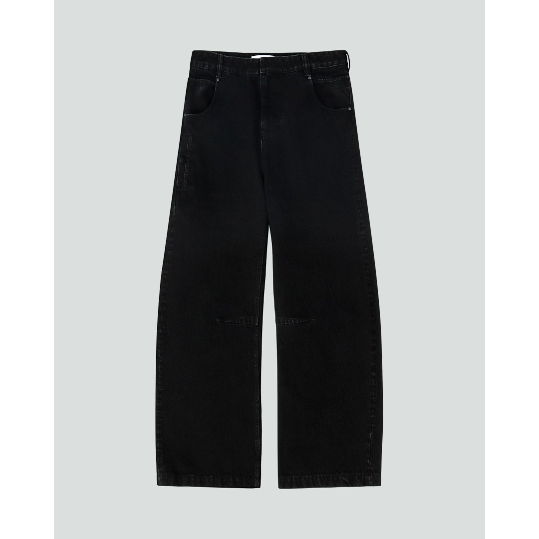 Entire Studios | エンタイアスタジオ Gem Jeans  MAGNETITE (DP03012) 26SS 26春夏 ズボン下 ジーンズ デニム ダーツ 広広とした引っ切りない ユニ一発やる