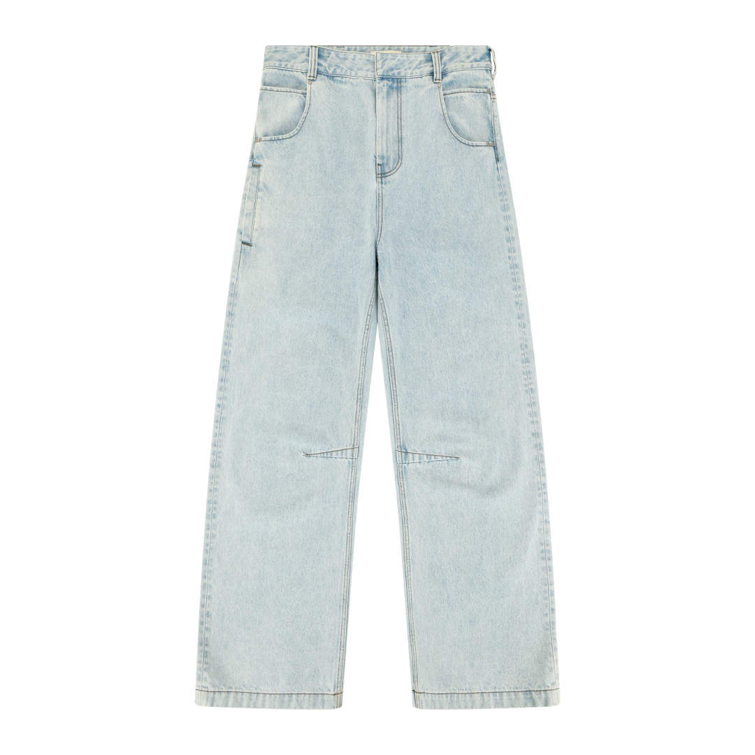 Entire Studios | エンタイアスタジオ Gem Jeans  OLD BLUE (DP03259) 26SS 26春夏 ズボン下 ジーンズ デニム ダーツ 広広とした引っ切りない ユニ一発やる