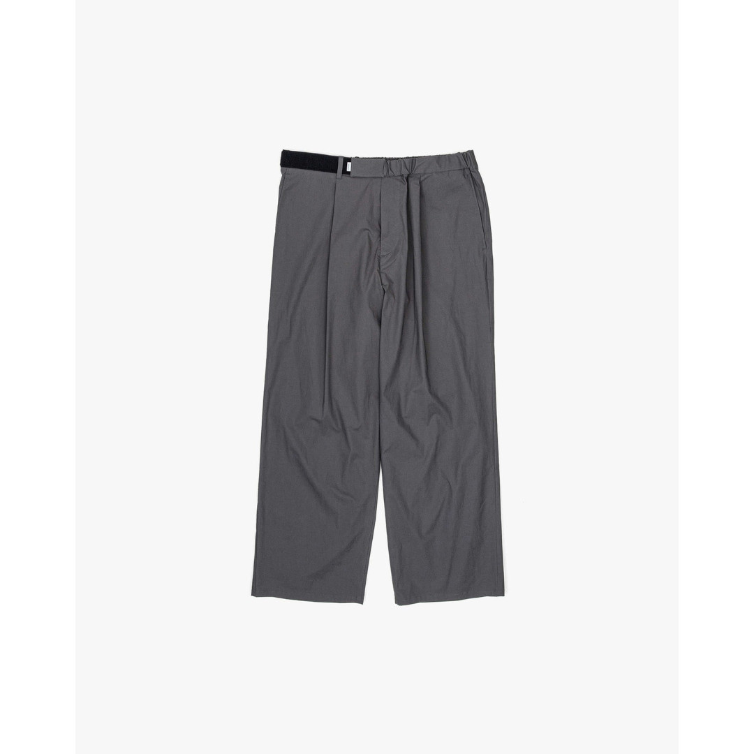 Graphpaper | グラフペーパー Solotex Twill Wide Chef Pants GRAY (GM261-40162B) 26SS 26春夏 パンツ シェフパンツ 定番 ボリューム ワイド ストレッチ ツイル ソロテックス