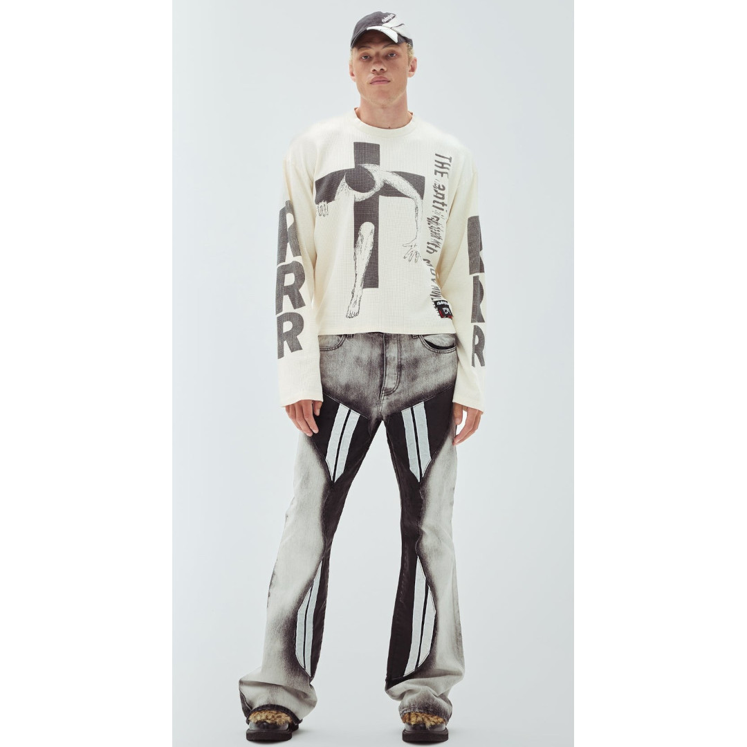 RRR123 | RIVINGTON ROI REBIS  MEMBERSHIP USO ENEMY SWEAT BLACK (MUSO-SP0O) 26SS 26春夏 ズボン下 流汗 スウェットパンツ