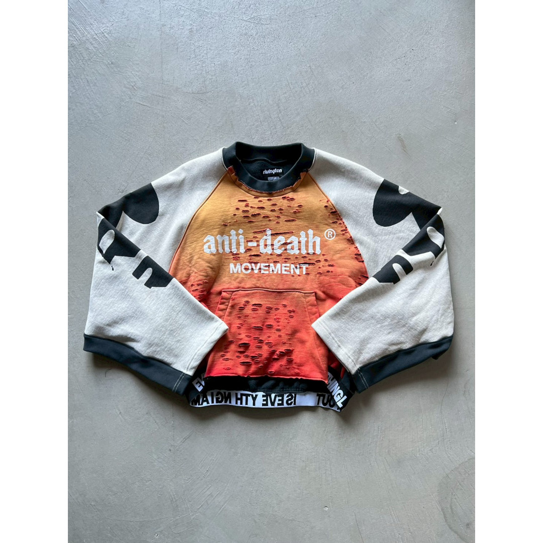 RRR123 | RIVINGTON ROI REBIS  AMOR ROSE CREW NECK  ORANGE (AMOR-CN49)  26SS 26春夏 トップス 労働者の一団のど首 汗水