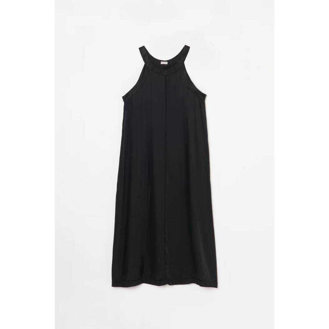INSCRIRE 【アンスクリア】Cupro Sleeveless Dress BLACK (集積回路261DAI26SSOP70A) 26SS 26春夏 御召しもの 衣袂受け答え