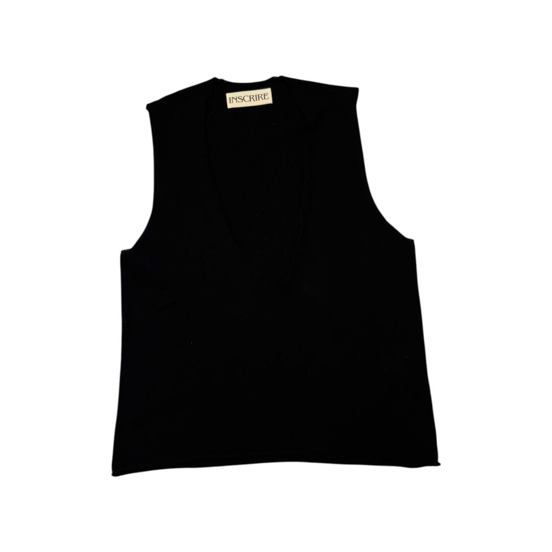 INSCRIRE 【アンスクリア】綿織物 7G より良い BLACK (集積回路261DAI26SSK2) 26SS 26春夏 トップス より良い