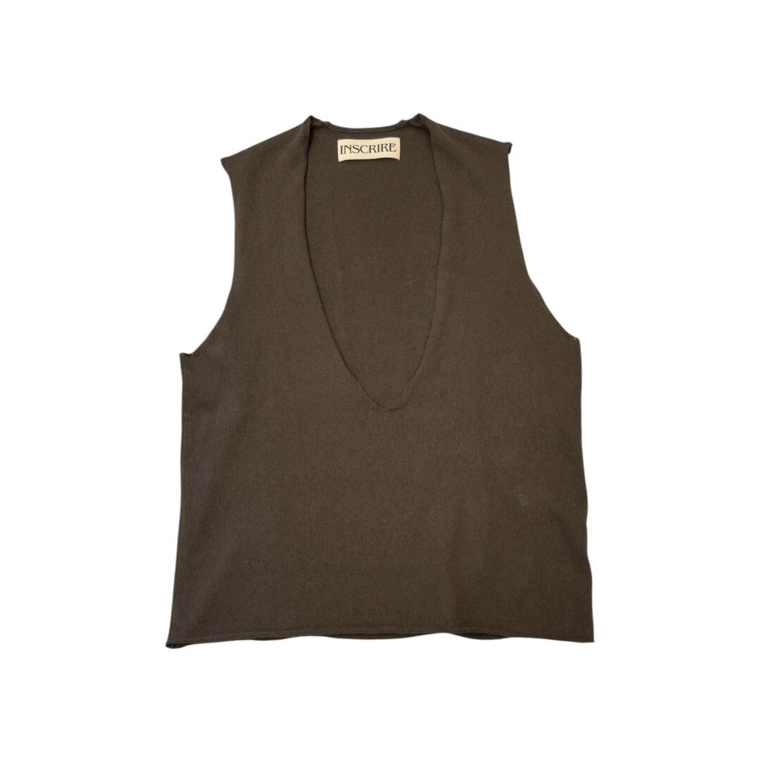 INSCRIRE 【アンスクリア】綿織物 7G より良い GREYKHAKI (集積回路261DAI26SSK2) 26SS 26春夏 トップス より良い