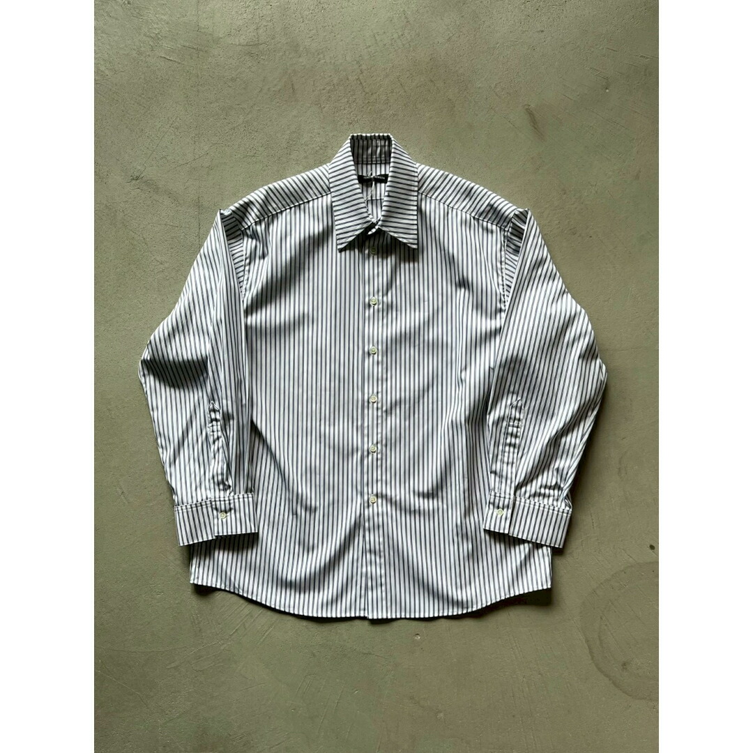 ＼全品10%OFFクーポン配布中／ TENDER PERSON | テンダーパーソン STRIPE DRESS SHIRT  BLACK (NRB-4218) 26SS 26春夏 トップス シャツ ドレスシャツ ストライプ ロングスリーブ