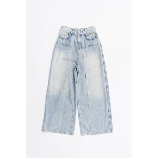＼全品P10倍！4/4(土)20時～／ PRANK PROJECT 【プランクプロジェクト】Front Layered Denim BLUE (31251465613) 25SS　25春夏　パンツ　デニム　ワイドデニム