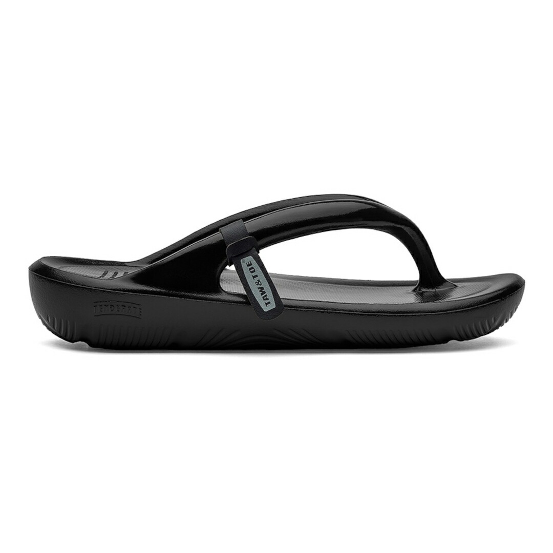 ＼全品10%OFFクーポン配布中／ Taw&Toe【トーアンドトー】ZEROVITY Flip Flop OG GLOSSY BLACK (ZEROVITYOG) サンダル メンズ レディース ビーチサンダル スポーツサンダル プール 夏 キャンプ アウトドア 外履き ハイキング ユニセックス 7,070円