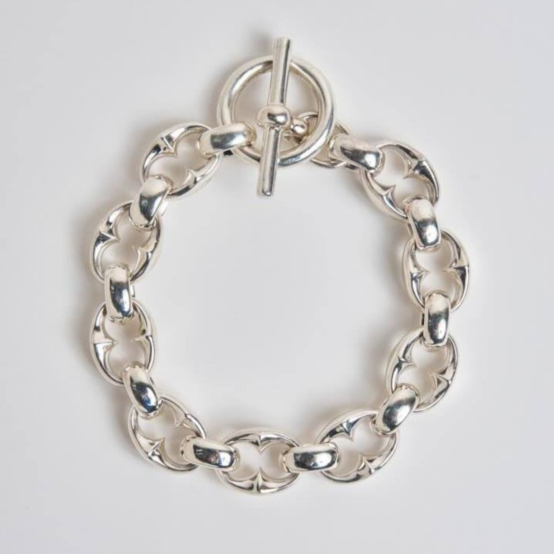 ＼全品P10倍！4/4(土)20時～／ MASSES | マシス OVAL BRACELET II SILVER (1252057010) 25AW 25秋冬 シルバー ブレスレット オーバル ハンドメイドSILVER 925