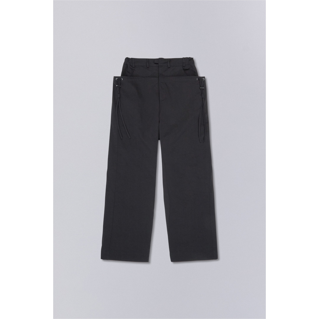 楽天市場】_J.L - A.L_ 【ジェイラル】 Bellow Trouser BLACK
