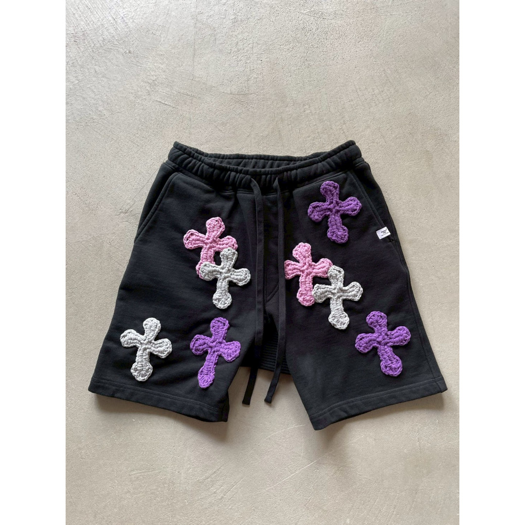 Perfect ribs | パーフェクトリブス × Y.A.R.N. SWEAT SHORT PANTS BLACK 2 / M (PR612052Y) 26SS 26春夏 ズボン下 遊撃手ズボン下 さる股引き スウェットパンツ 汗水