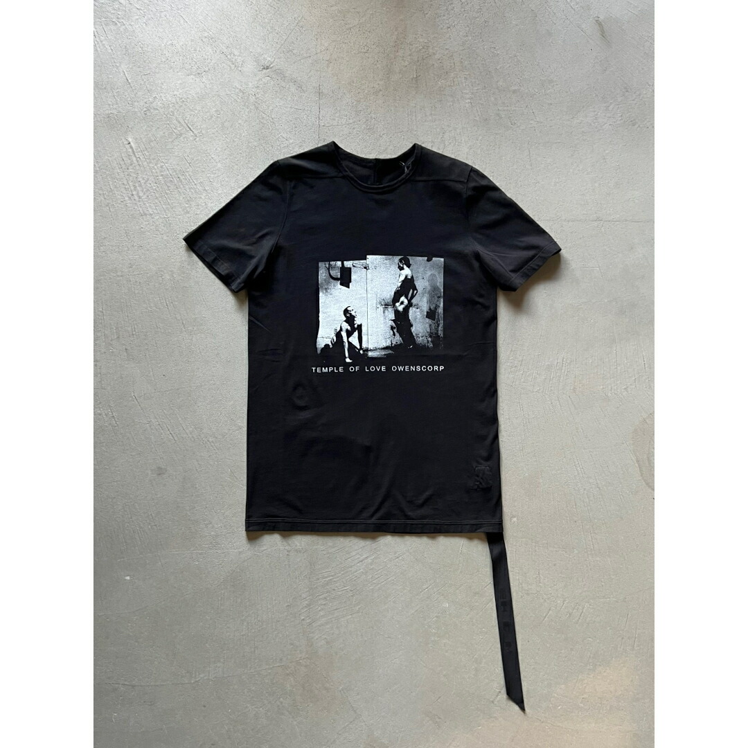 DRKSHDW | ダークシャドウ  TEMPLE LEVEL T BLACK / MILK  RNEP6P (DU01F4250)  26SS 26春夏 トップス プルオーバー センターバックシーム ガーメントダイ 生産品染め オーガニックコットン