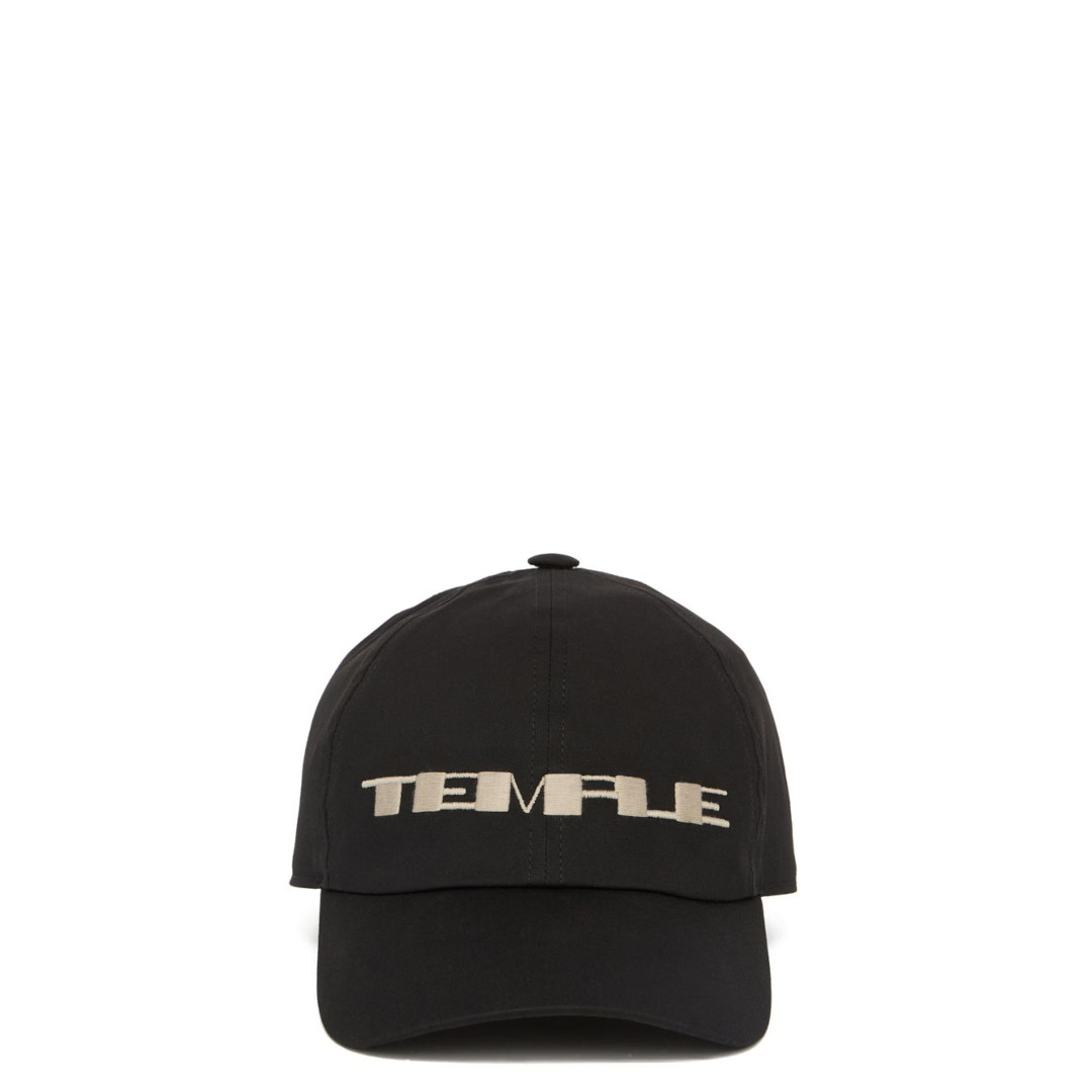 DRKSHDW | ダークシャドウ TEMPLE BASEBALL CAP BLACK / PEARL TEEM9 (DA01F4478) 26SS 26春夏 帽子 キャップ ベースボールキャップ