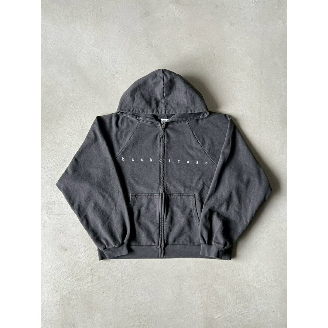 Basketcase | 手かご入れもの  ANTENNAE, zip up  VINTAGE BLACK トップス パーカー フーディー ジップアップ フルジップ