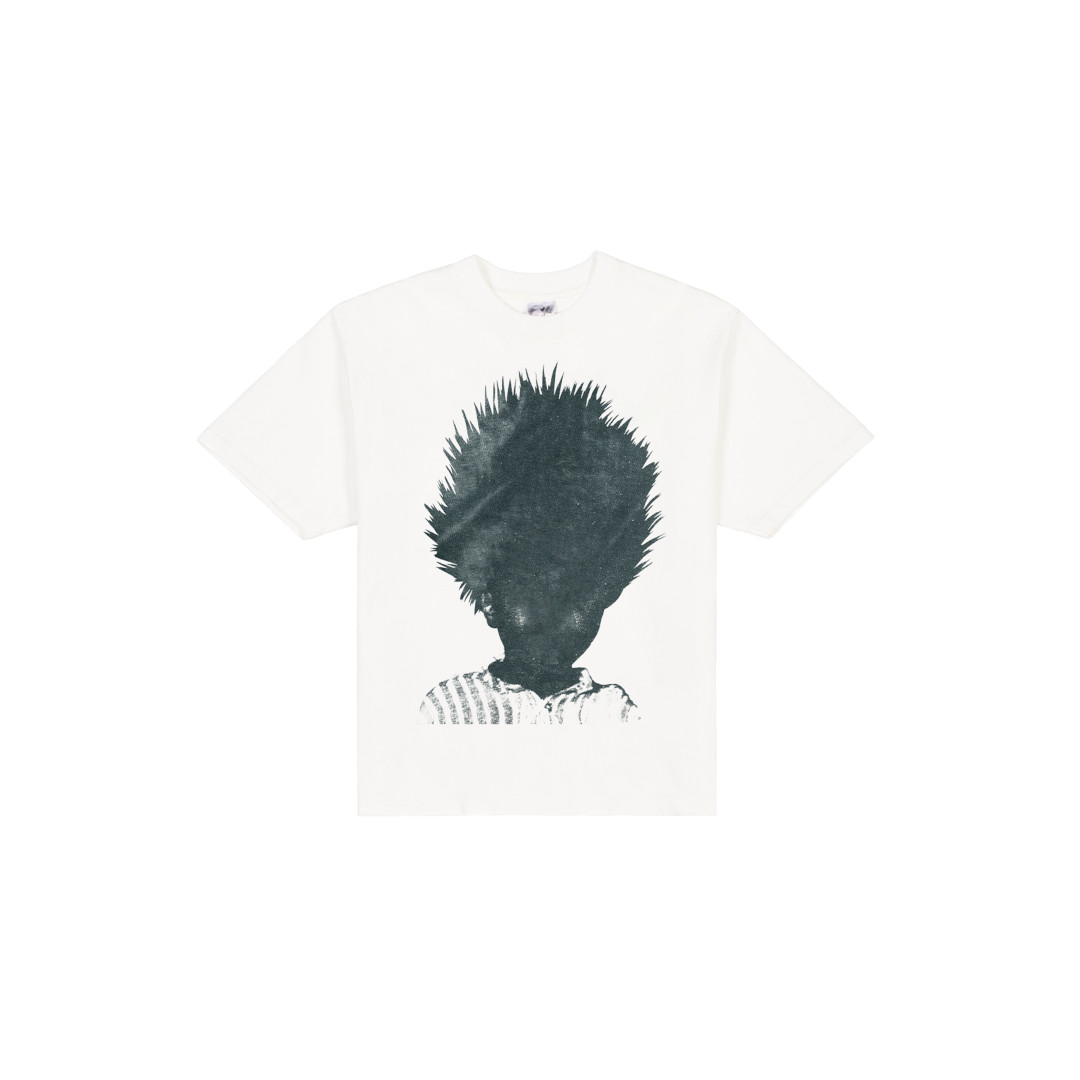 ＼全品10%OFFクーポン配布中／ Basketcase | バスケットケース PERISHER a t-shirt WHITE 25AW 25秋冬トップス 半袖 ショートスリーブ Ｔシャツ プリント ヘビーウェイト ピグメントダイ ボックスシルエット