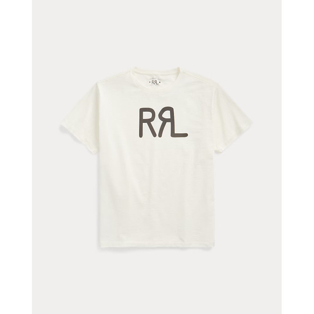 RRL | ダブルアールエル LUNCH LOGO SWEATSHIRT PAPER WHITE / 100 (MNRRTSH1N820124) 26SS 26春夏 トップス ティーシャツ 半袖 労働者の一団のど首 ロゴタイプ 刷り上げる