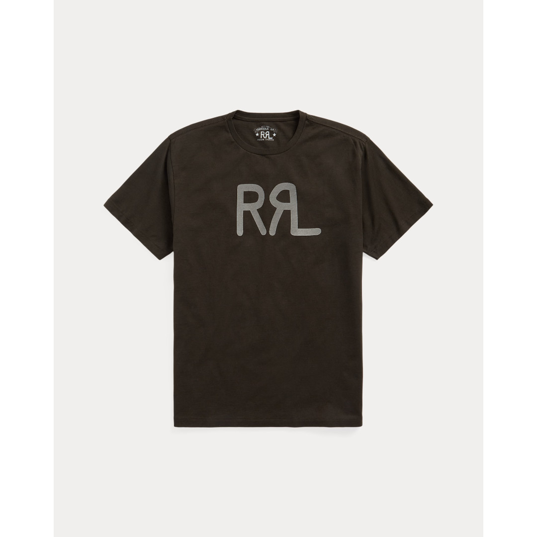 RRL | ダブルアールエル LUNCH LOGO SWEATSHIRT FADED BLACK CANVAS / 001 (MNRRTSH1N820118) 26SS 26春夏 トップス Tシャツ 半袖 クルーネック ロゴ プリント