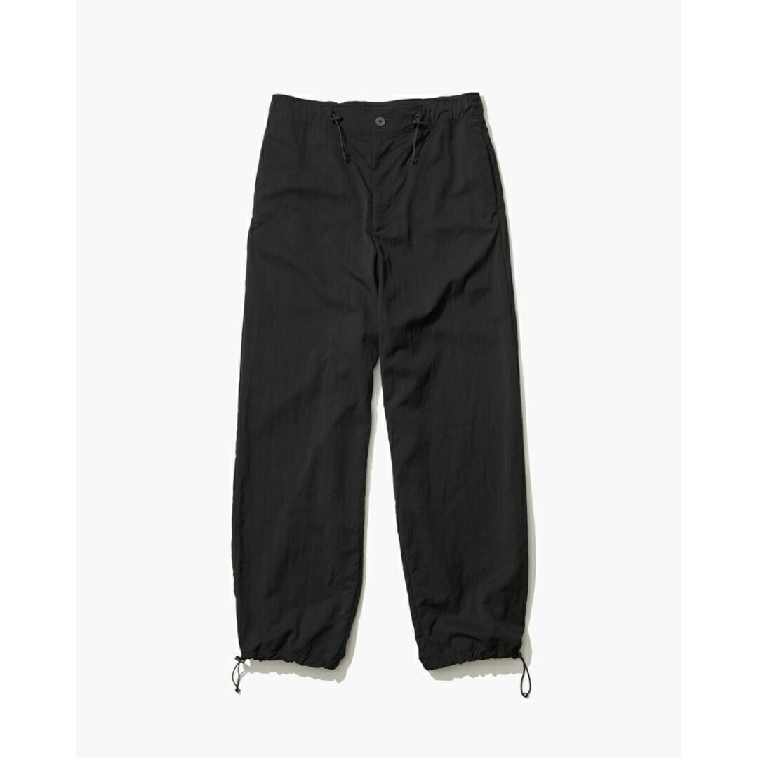 ATON ブラック カーゴパンツ サイズ04 ATON / エイトン】KYOTO TSURIZOME COTTON EASY CARGO PANTS / 京都吊