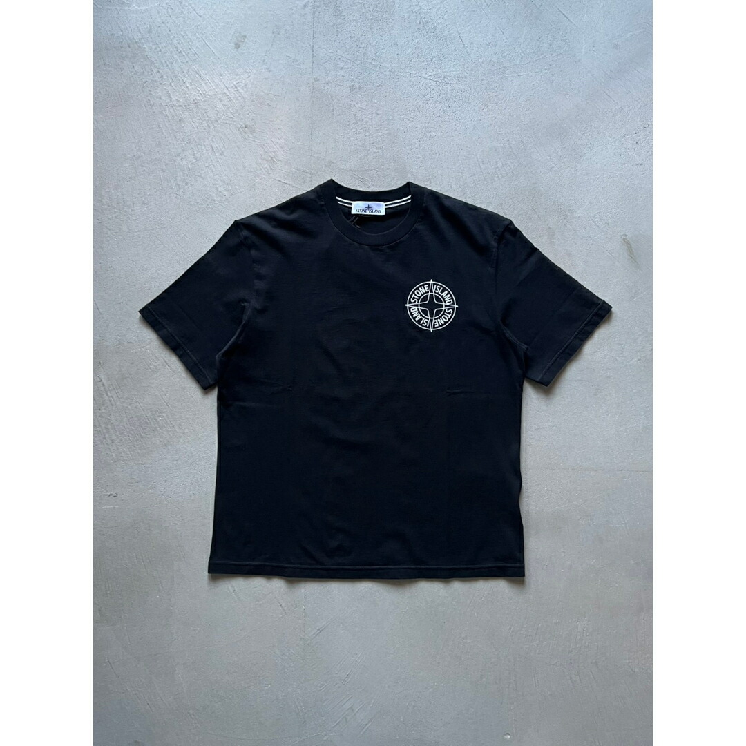 STONE ISLAND | ストーンアイランド REGULAR FIT T-shirt BLACK  (2100001) L1S152100001S0284V0029 26SS 26春夏 トップス プルオーバー ロゴタイププルオーバー