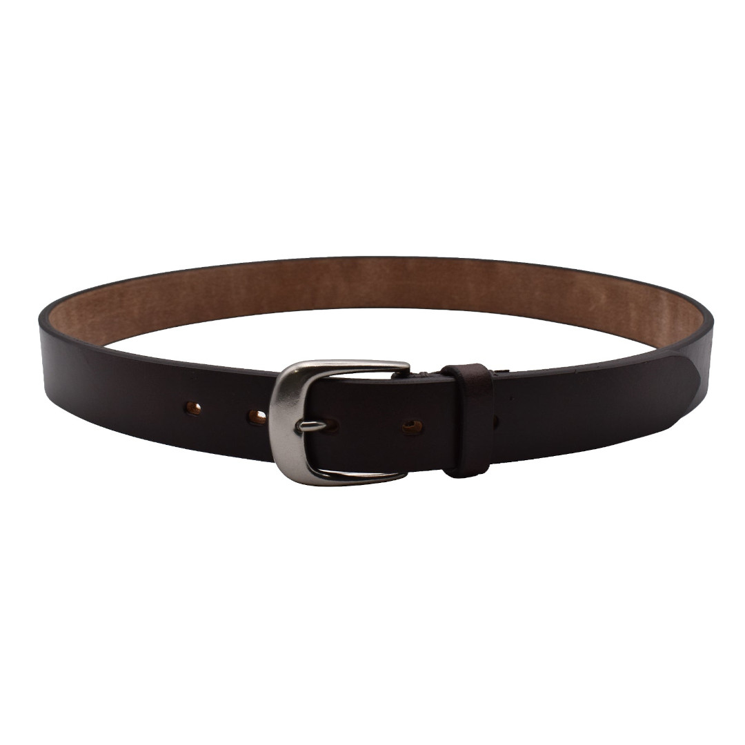 MINEDENIM | マインジーンズ  Bridle Leather Officer Belt  DARK BROWN (LBT-019) 26SS 26春夏 胴締め なめし革 なめし革胴締め 小物