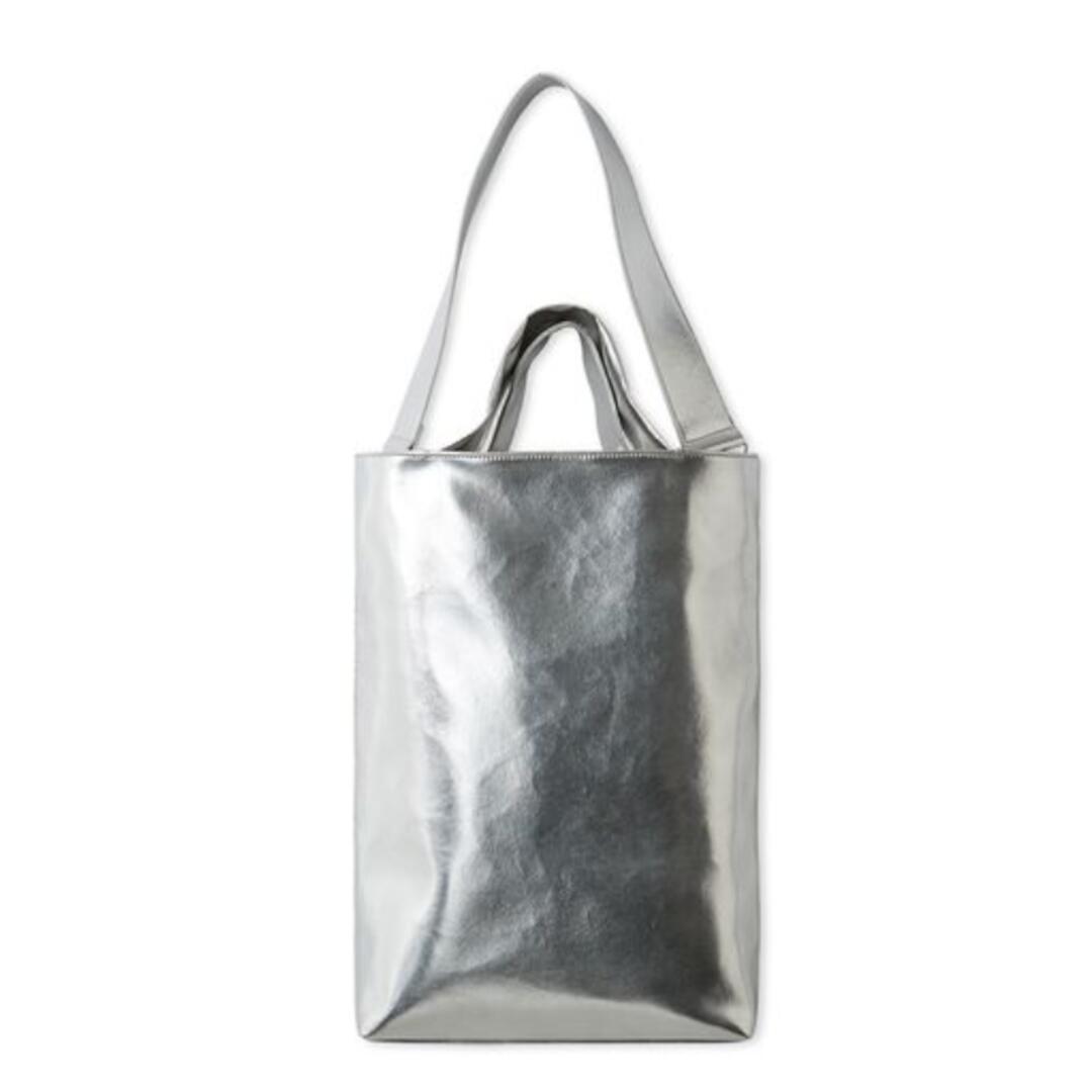 null. 【ヌル】 バーティカルバッグ SILVER(153WGB261301) 26SS 26春夏 御徒面子 ハンドバック
