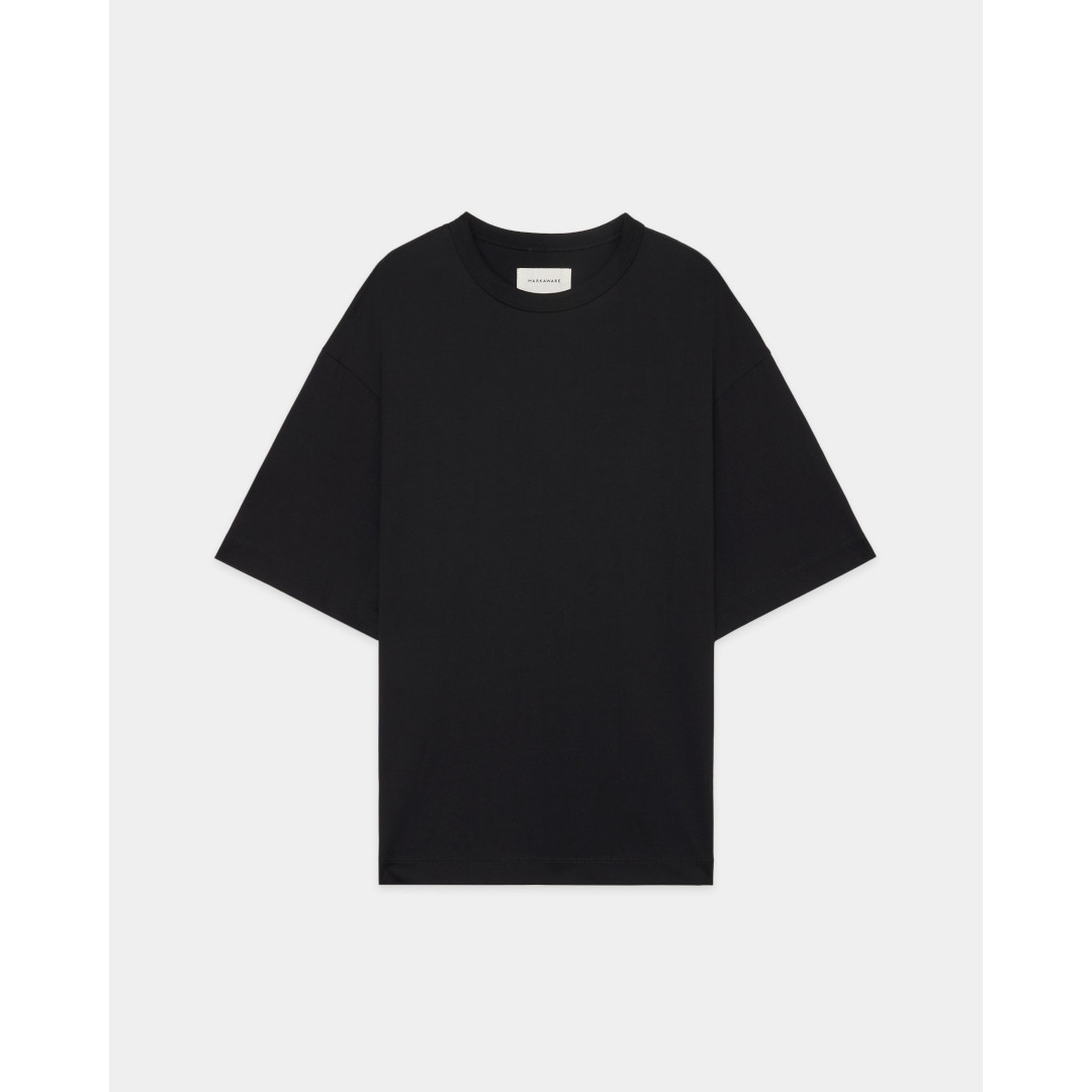 MARKAWARE| マーカウェア Organic Giza 80/3 Jersey Survival Cloth® Comfort Fit Tee BLACK (A26A19CS02B) 26SS 26春夏 トップス Tシャツ コンフォートフィット ギザコットン オーガニックコットン SurvivalCloth