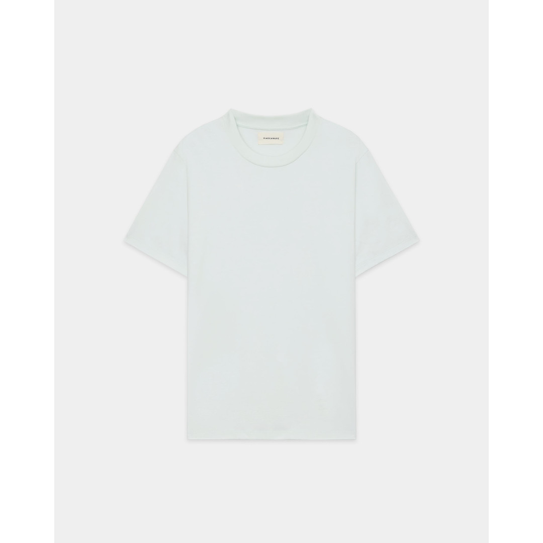 MARKAWARE| マーカウェア Organic Giza 80/3 Jersey Survival Cloth? Regular Fit Tee ICE (A26A19CS04B) 26SS 26春夏 トップス Tシャツ 半袖 ショートスリーブ ギザコットン Survival Cloth