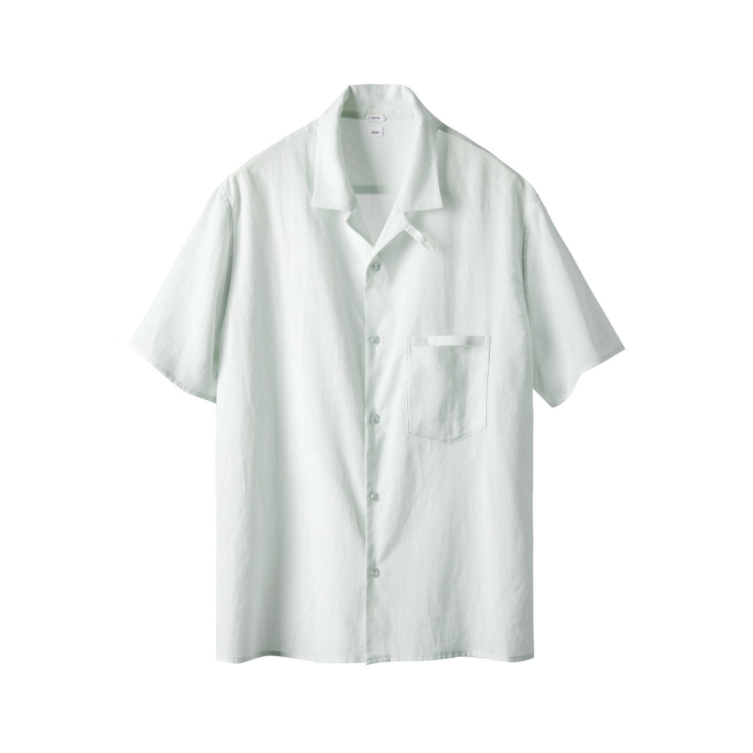 ＼全品10%OFFクーポン配布中／ POST ARCHIVE FACTION (PAF) |ポストアーカイブファクション Vacation Shirt (Archive)  SKY BLUE (A2-109) 26SS 26春夏 シャツ 開襟 オープンカラー 半袖 ショートスリーブ ハーフスリーブ