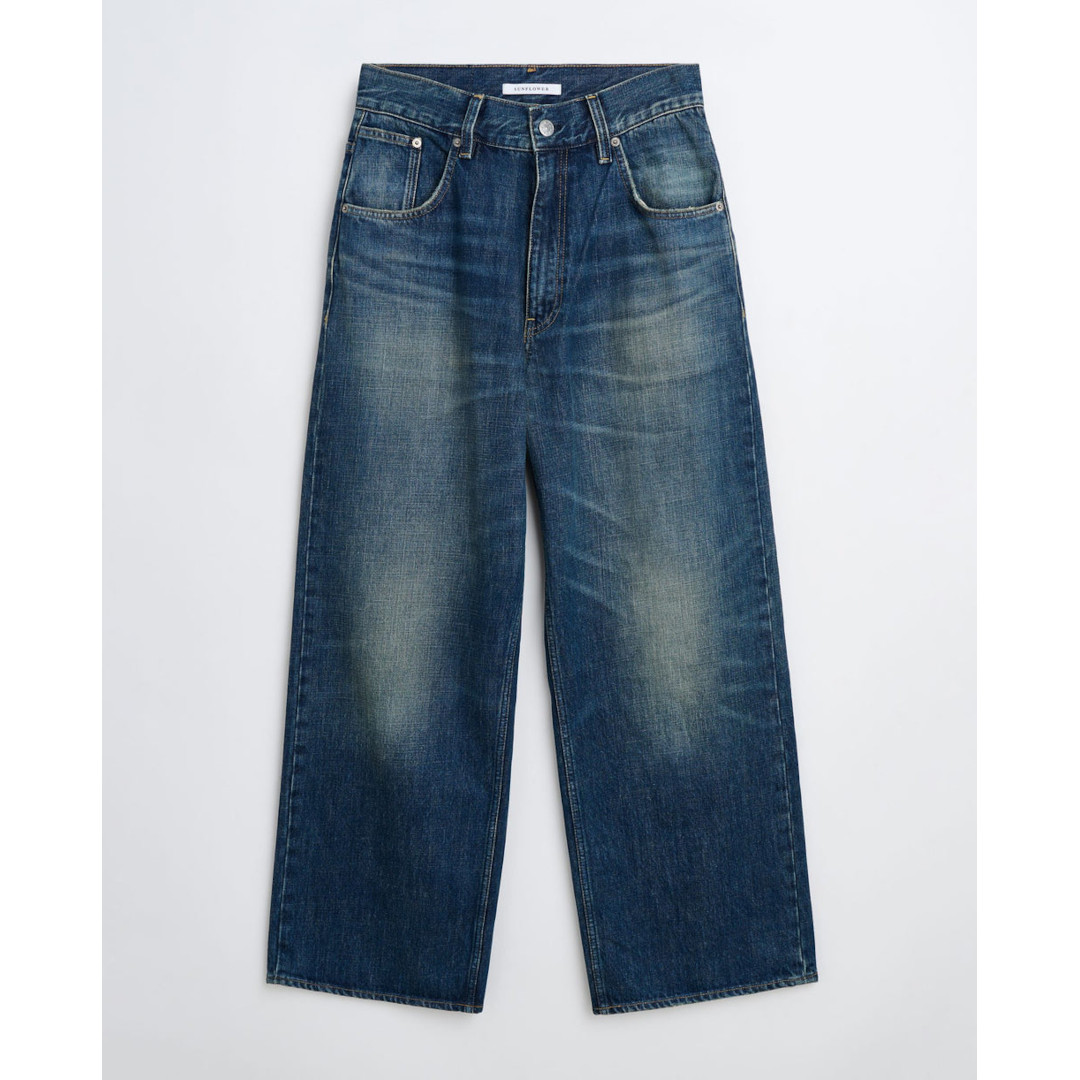 SUNFLOWER | サンフラワー super wide - DEEP VINTAGE (5114-2) 26SS 26春夏 パンツ ジーンズ デニム バギー ワイド ワイドレッグ