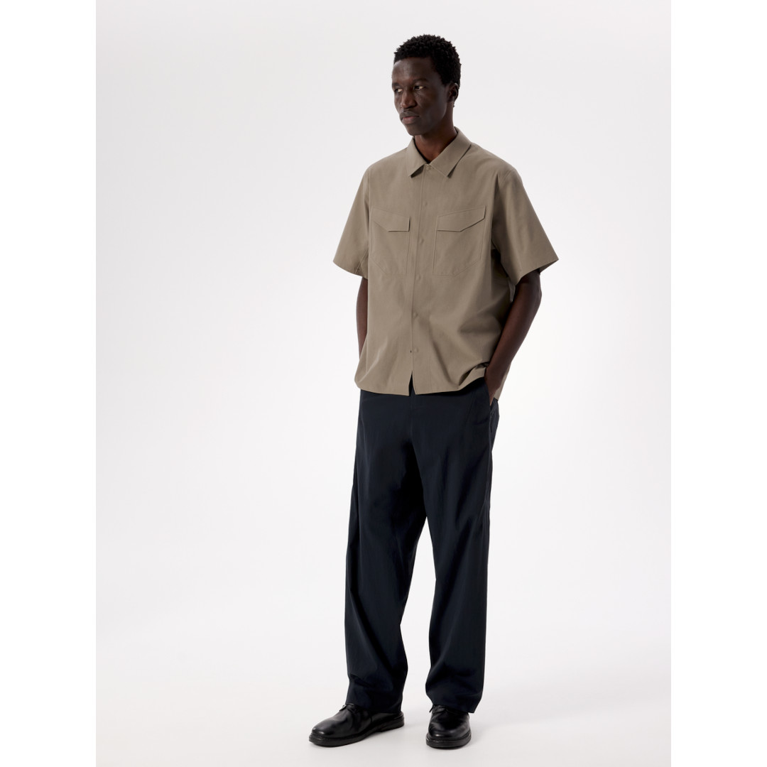 VEILANCE | ヴェイランス FIELD SS SHIRT M Lt GNOSIS (X000010678)  26SS 26春夏 アークテリクス トップス シャツ ショートスリーブ 半袖 フィールド サマーシャツ スタンドカラー 比翼 立体構造 スナップフロント