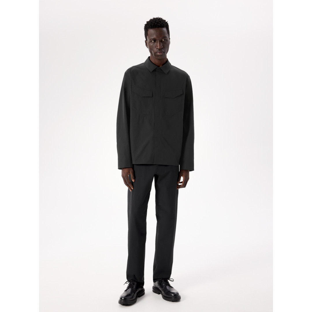 【7月19日20時～エントリーで最大P20倍】VEILANCE | ヴェイランス FIELD LS SHIRT M BLACK (X000010677) 26SS 26春夏 アークテリクス トップス シャツ ロングスリーブ 長袖 フィールド サマーシャツ スタンドカラー 比翼 立体構造｜セレクトショップ　モンドジャコモ 38,610円
