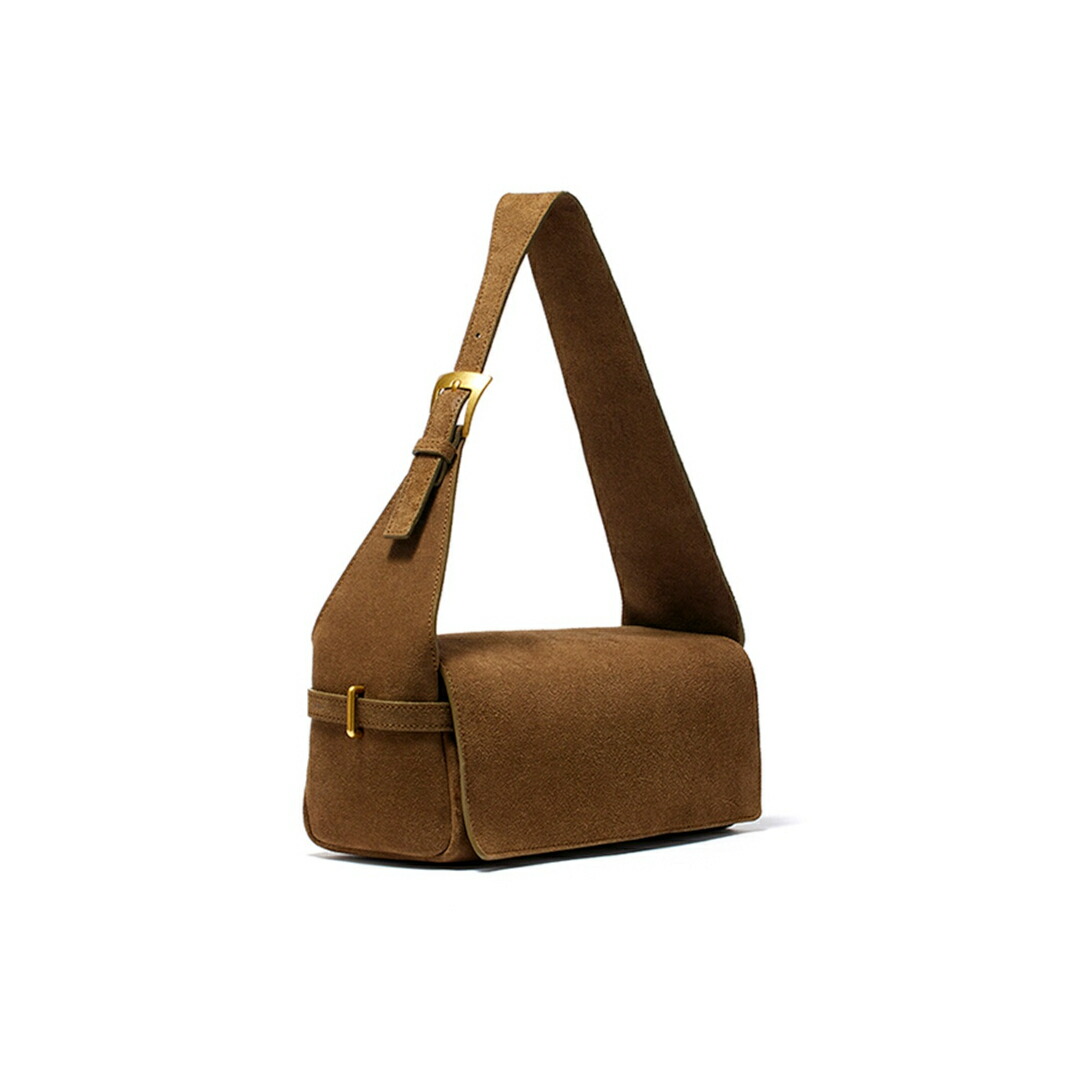 OPEN YY | オープンワイワイ  SUEDE BELTING DUFFLE BAG BROWN (YY253BG003) 25AW 25秋冬 御徒面子 ユニ一発やる スエードクロス ダッフルバッグ