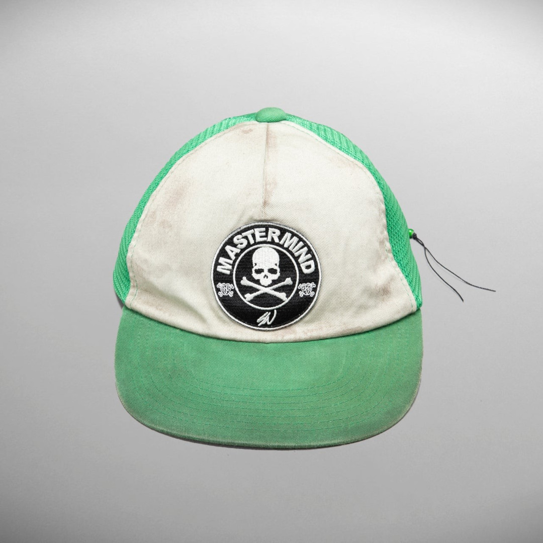 SWJP | エスダブリュージェーピー × MASTERMIND MJ SW Logo Mesh Cap  ＧREEN (MJSW-26SS-007) 26SS 26春夏 鳥打ち帽 旗がしら メッシュ旗がしら ロゴタイプ