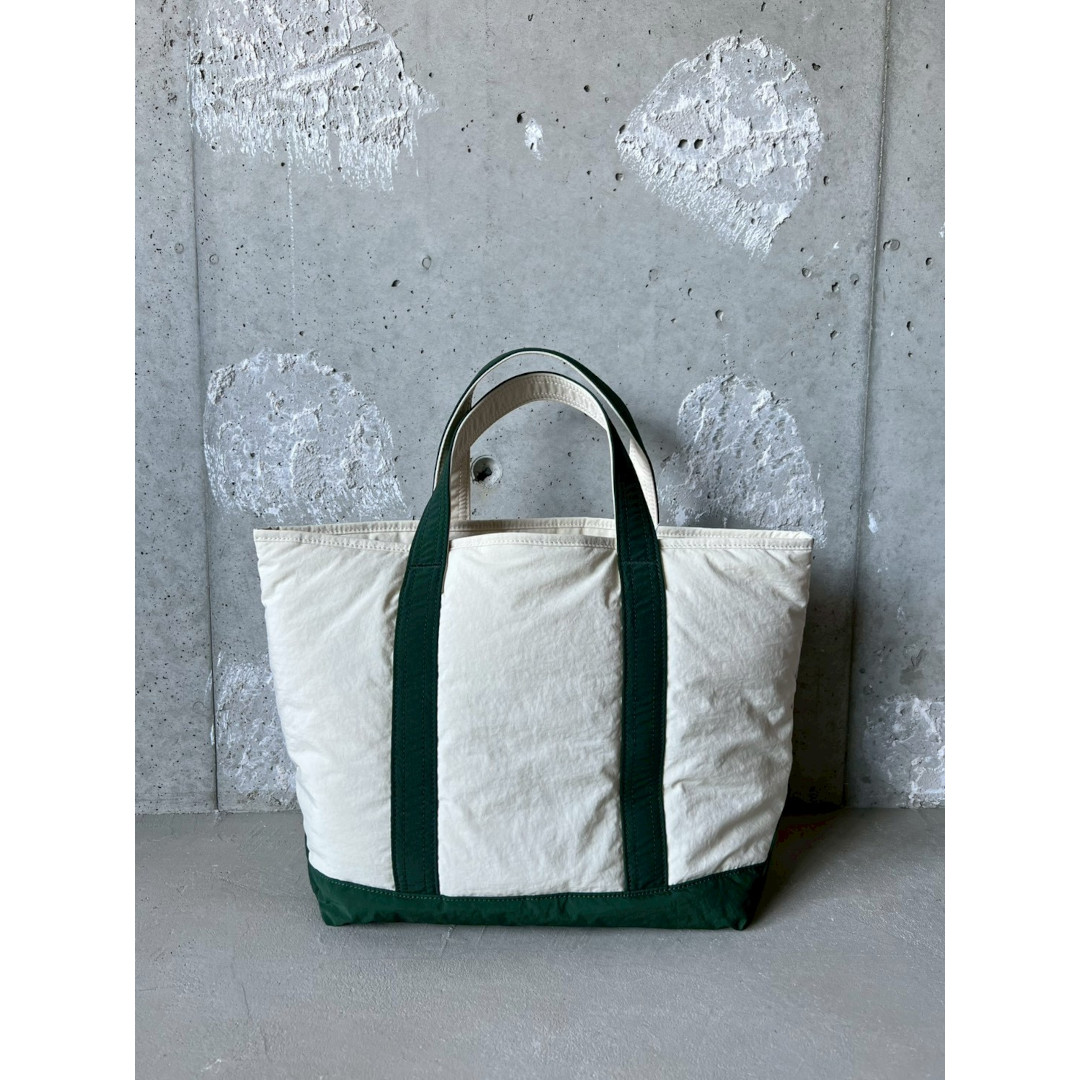 SWJP | エスダブリュージェーピー PUFF \u0026 TOTE  GREEN (SW-26SS-48) 26SS 26春夏 かぶり笠 御徒面子 嚢 トートバッグ