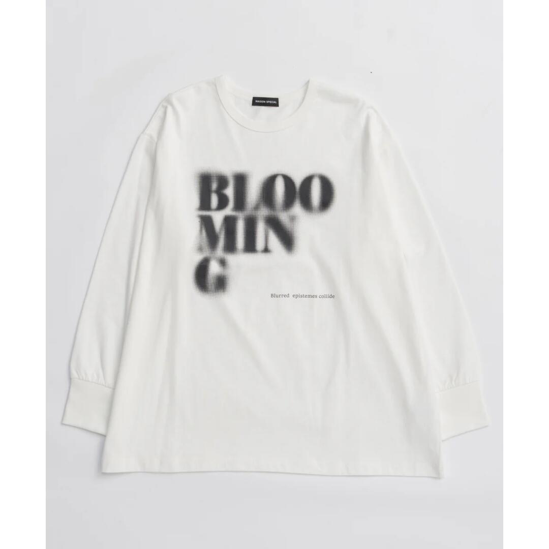 MAISON SPECIAL 【メゾンスペシャル】Blur Print Long Tee WHITE (21252415812) 25AW 25秋冬 カットソー ロンT