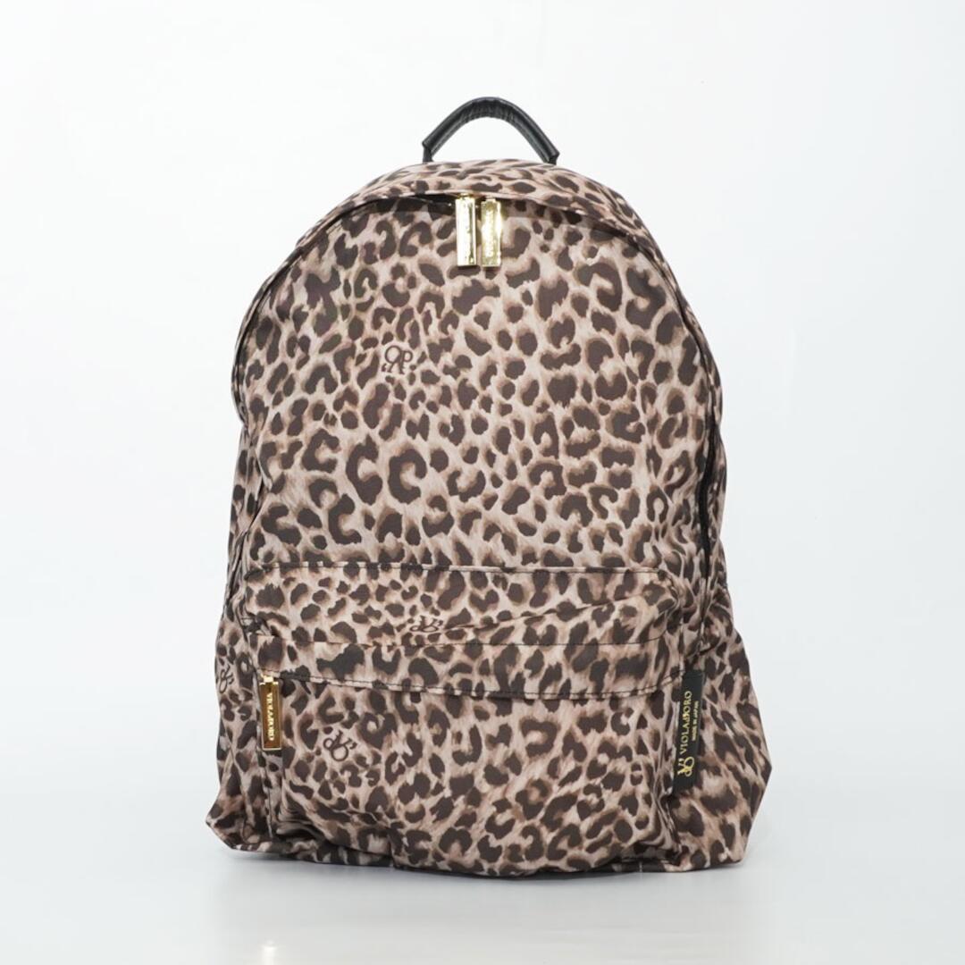 VIOLAd’ORO【ヴィオラドーロ】ナイロンバックパック LEOPARD (V-2276) 25SS 25春夏 バッグ リュック ナイロンバックパック
