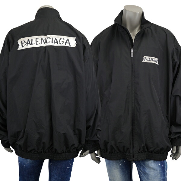 BALENCIAGA バレンシアガ Masking Tape トラックスーツ ジャケット 857713 TPQ381 1000