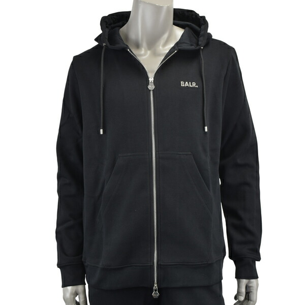 BALR. ジップアップ フーデッドパーカ tape-zipthr-hoodie BALR. ボーラー ジップアップ フーデッドパーカ Q-TAPE ZIP