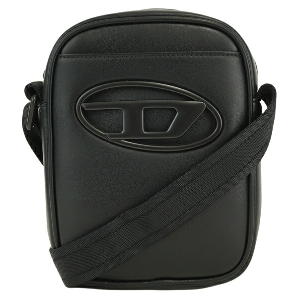 DIESEL ディーゼル HOLI-D CROSSBODY/オーバルDロゴ メタルプレート ショルダーバッグ ユニセックス X10260 P5925 T8013