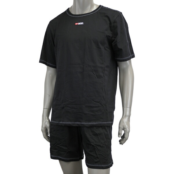 DIESEL ディーゼル  SET-ADAM-D-CORE ミニロゴタイプ セットアップ 待ち合い室お召しもの パジャマ  A19353 0PJBB 9XX