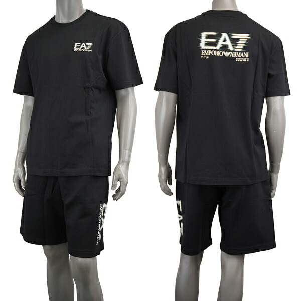 EA7 EMPORIO ARMANI イーエーセブン エンポリオ・アルマーニ Visibility バックロゴ Tシャツ 7M001327 AF17789 UC001 ｜MONDOROBE 店