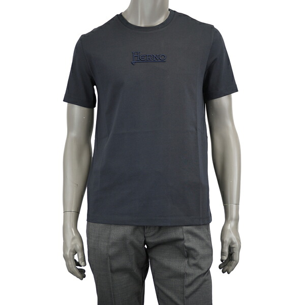 HERNO 地獄ノ  ロゴタイプ刺しゅう T-SHIRT  JG000239U 52000 9200