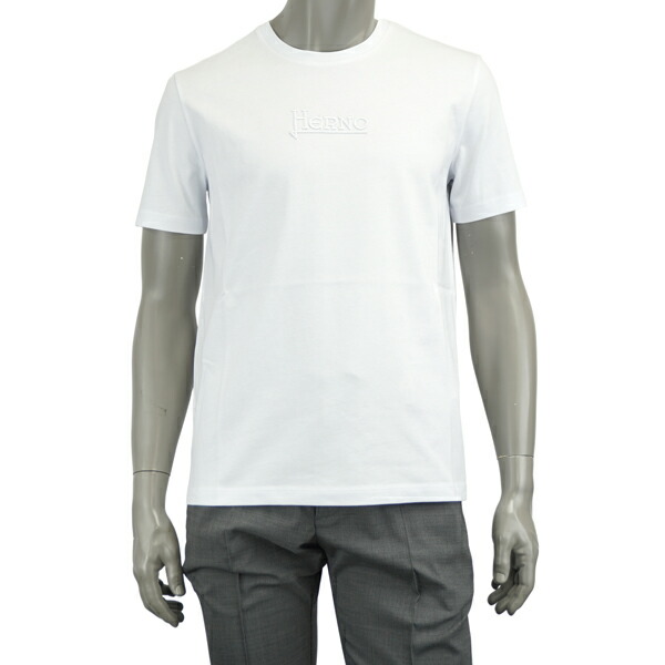 HERNO 地獄ノ  ロゴタイプ刺しゅう T-SHIRT  JG000239U 52000 1000