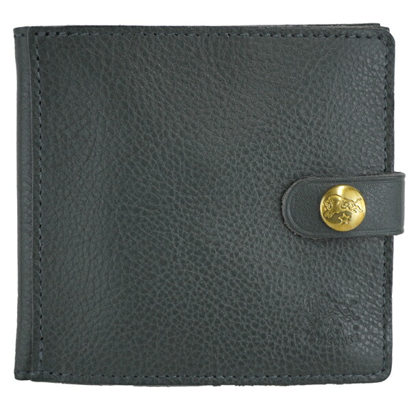 IL BISONTE イルビゾンテ BI FOLD WALLET　二つ折り財布　コンパクト財布　メンズ　レディース　ユニセックス SBW015 PV0001 GY310B/Grafite