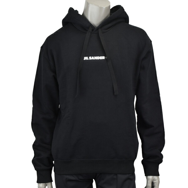 Jil Sander plus ヘビーコットン ロゴ パーカー Jil Sander ロゴ パーカー | グレー | FARFETCH JP