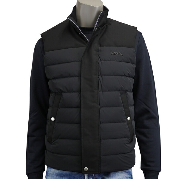 MACKAGE マッカージュ BRODY ダウンベスト BRODY BLACK |MONDOROBE 店