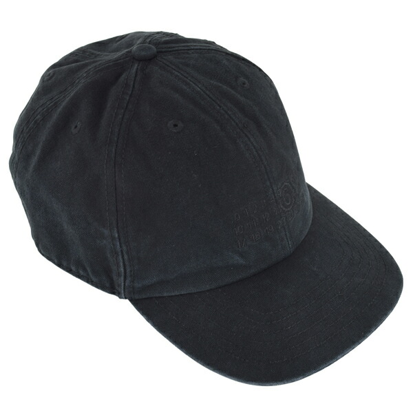 MM6 ベースボールキャップ ブラック M MM6|エムエムシックス ベースボールキャップ BLACK