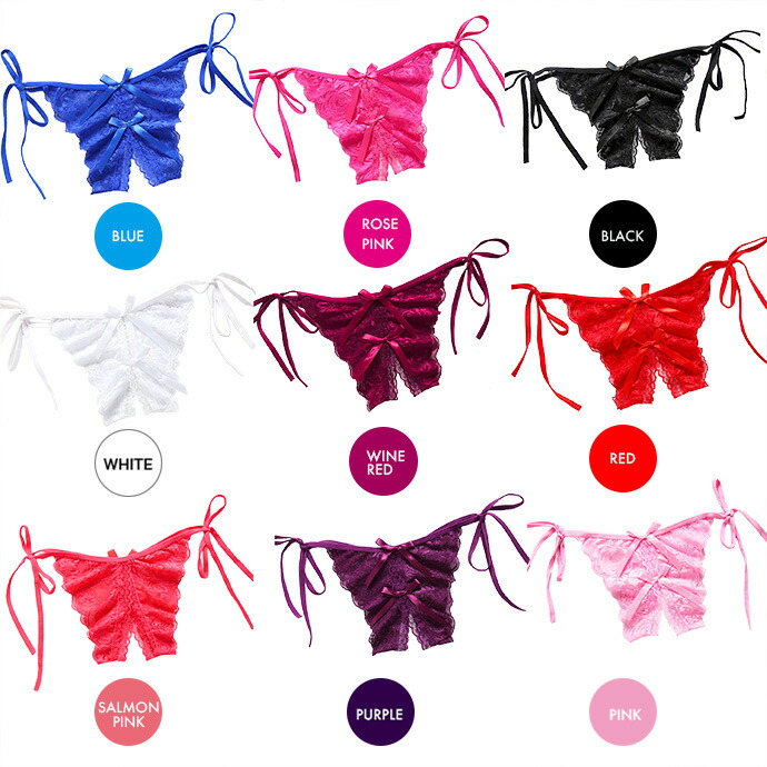 紐パンショーツ紐ショーツパンティパンテイセクシーオープンクロッチレディースレースヒモパンバックレースサイドリボン解けるショーツスケスケリボンショーツレースショーツセクシーパンツレディース女性用大人のおもちゃスキャンティ