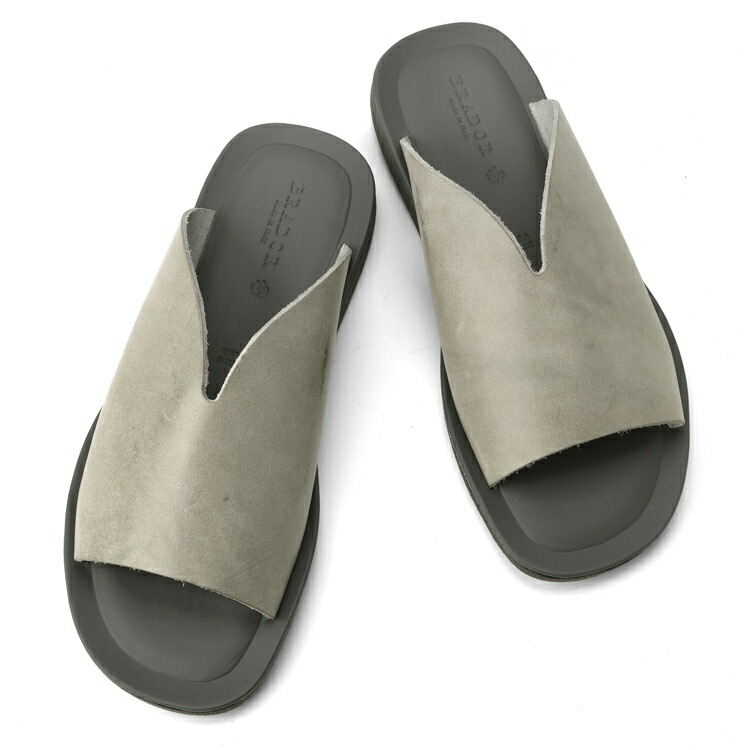 ブラ人形 Brador なめし革サンダル 鼠色 ぺてん師 バックル サンダル メンズ イタリア 大き目のバックルが突端のイタリア製 レザーサンダル Damienrice Com