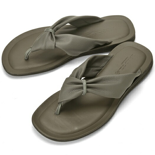 大流行中 ブラドール Brador レザーサンダル シボ革 グレー サンダル メンズ イタリア 数量限定 特売 Timesofbahrain Com