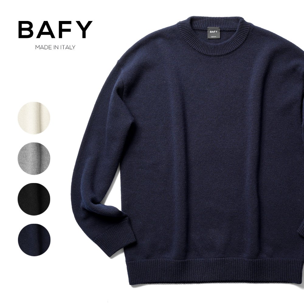 楽天市場】バフィー BAFY ニット モックネック リラックスフィット